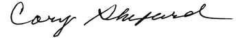 Cory Shepard Signature